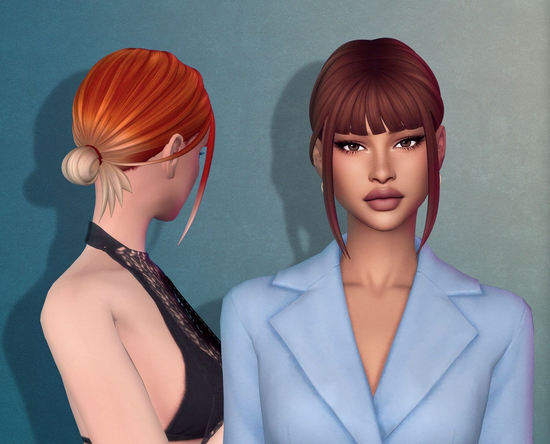 Скриншот мода Прическа Coralie Hairstyle